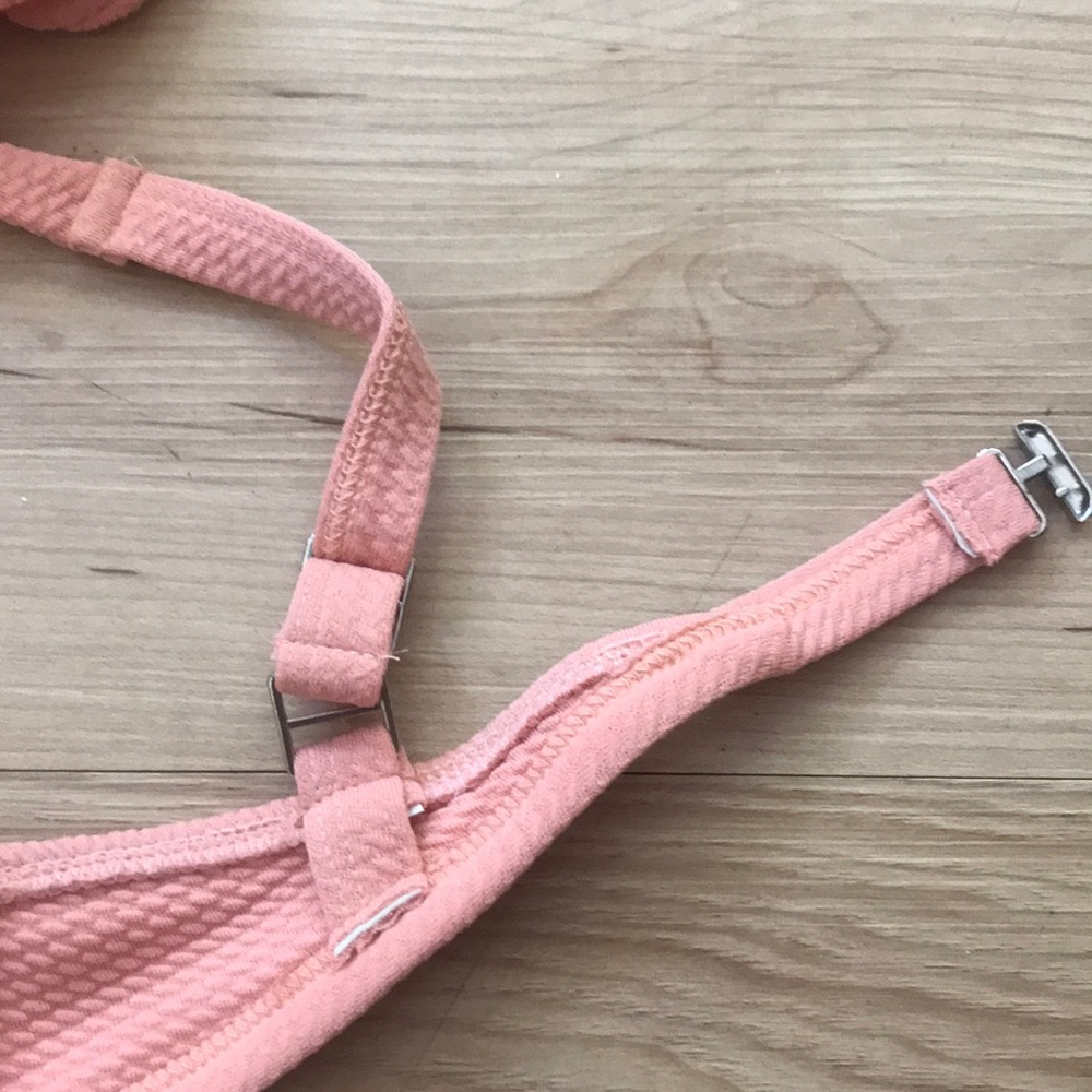 Blush pink textured bikini set - Picture 6 of 8